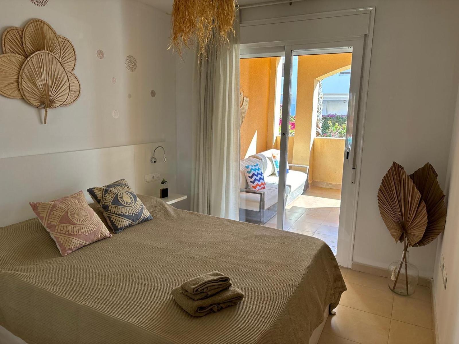 Appartamento Bajo Con Jardin A Pie De Playa Y Piscina Comunitaria Con Jacuzzi Playas de Vera Esterno foto