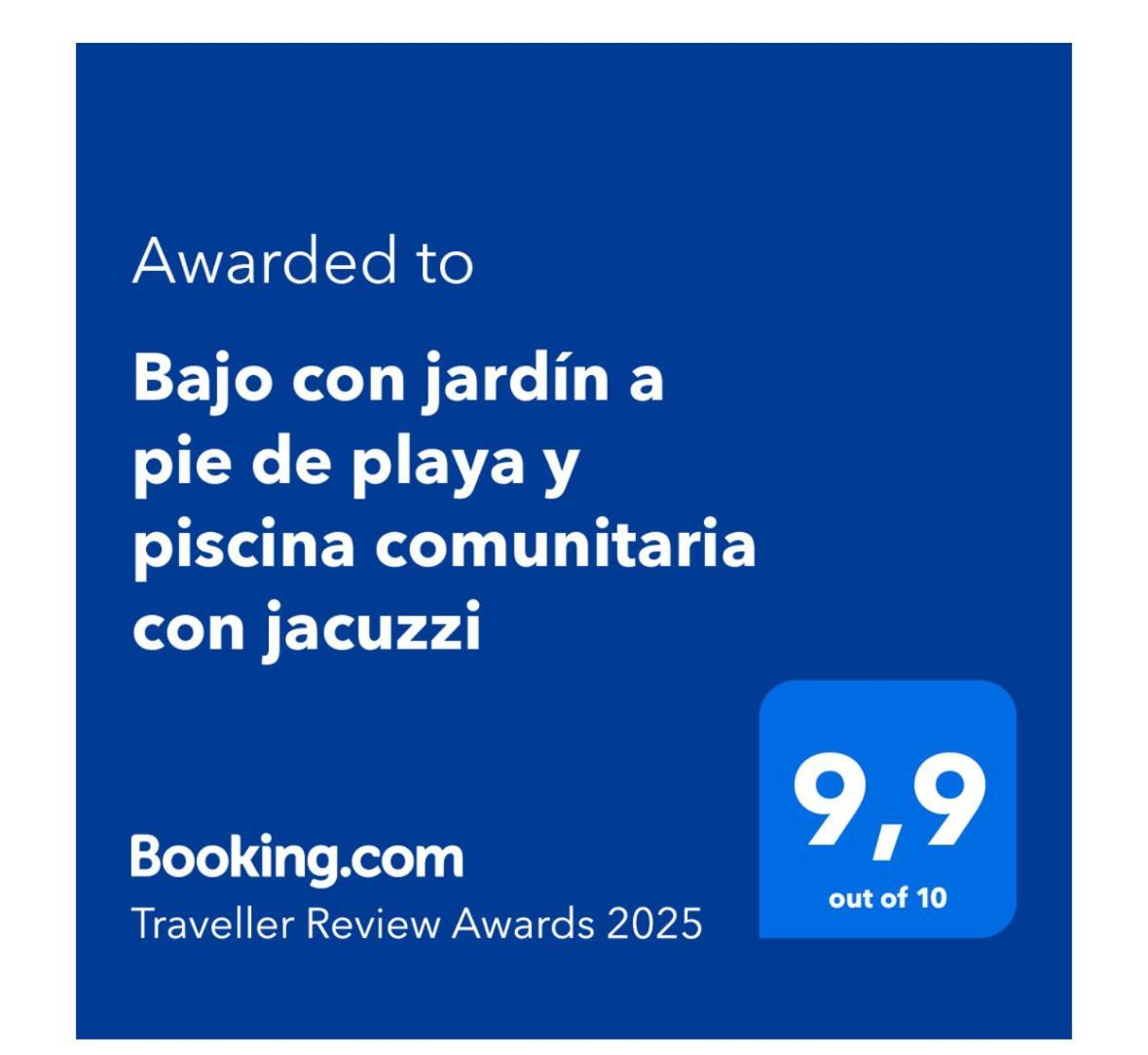 Appartamento Bajo Con Jardin A Pie De Playa Y Piscina Comunitaria Con Jacuzzi Playas de Vera Esterno foto